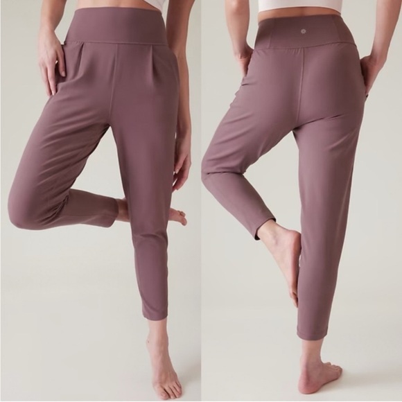 Athleta Pants - Athleta‎ Elation Pant Mauve Women’s activewear size Large